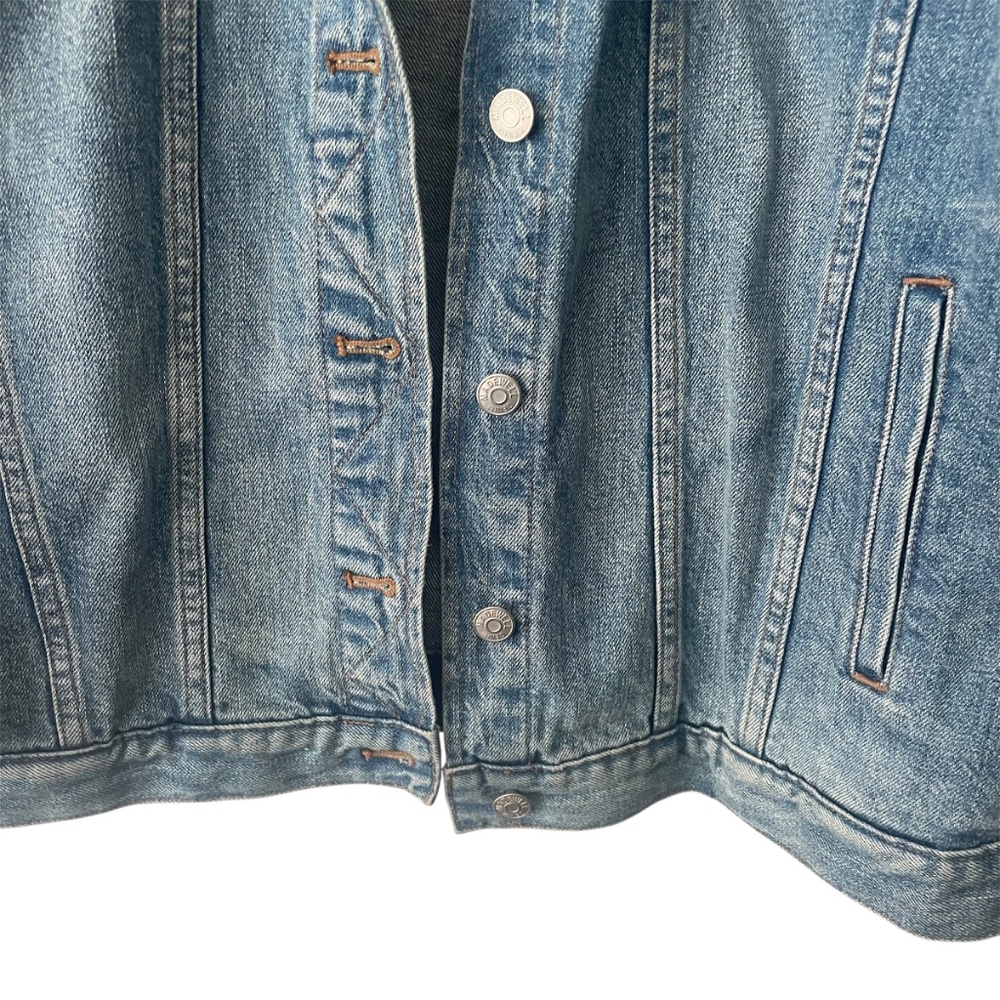 Custom Patch Western Denim Jean Jacket - Picture 7 of 12